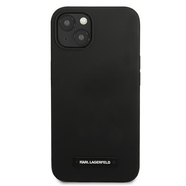 iPhone 13 juoda KARL LAGERFELD nugarėlė KLHCP13MSLMP1K