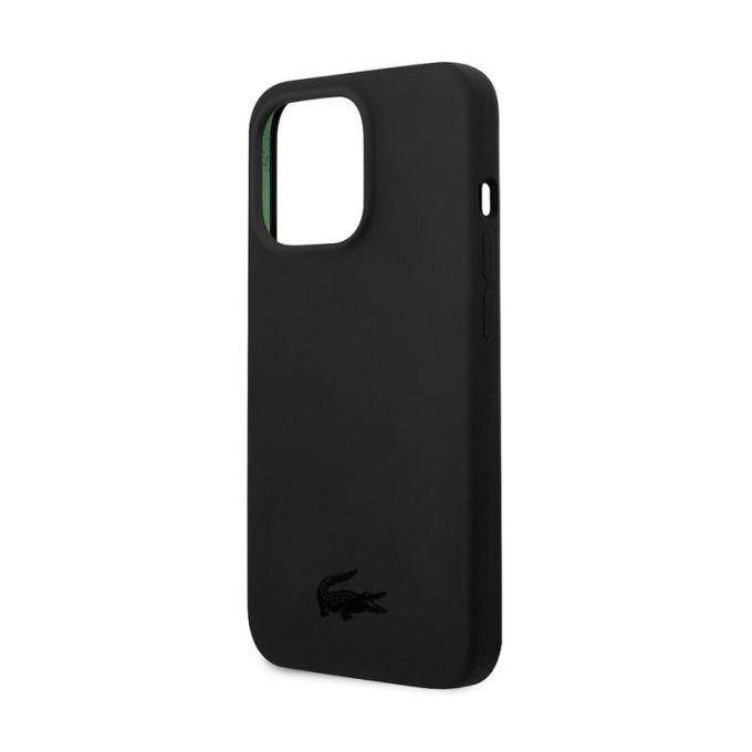 iPhone 13 juoda LACOSTE nugarėlė LCHCP13MSK