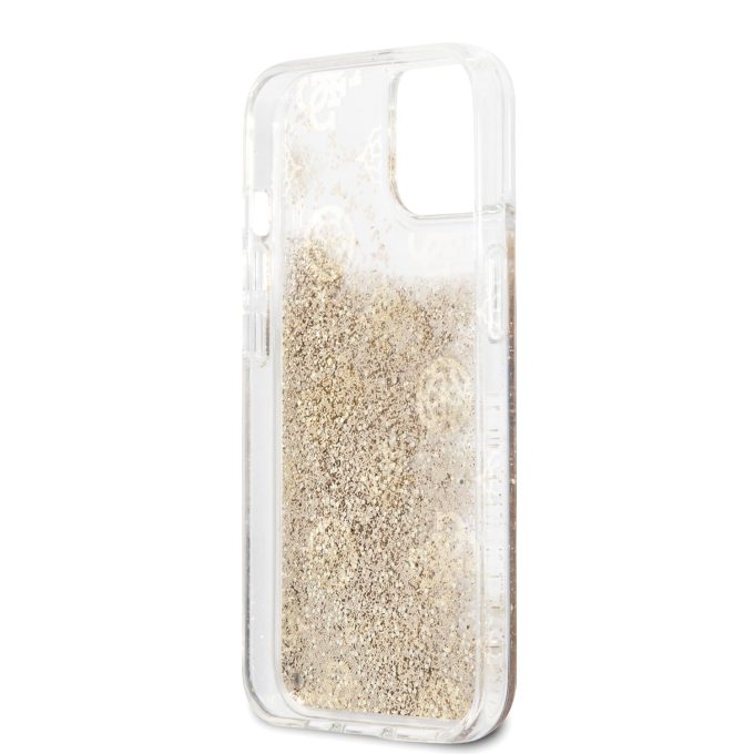 iPhone 13 MINI aukso sp. water GUESS nugarėlė GUHCP13SLGPEGO