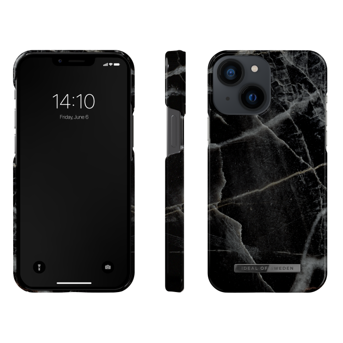 iPhone 13 MINI iDeal Of Sweden nugarėlė Black Thunder Marble