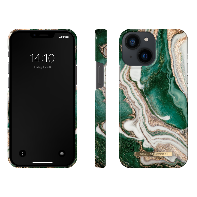 iPhone 13 MINI iDeal Of Sweden nugarėlė Golden Jade Marble