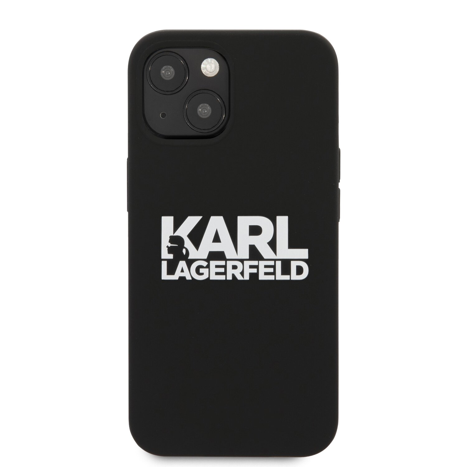 iPhone 13 MINI juoda KARL LAGERFELD nugarėlė KLHCP13SSLKLRBK - Image 3