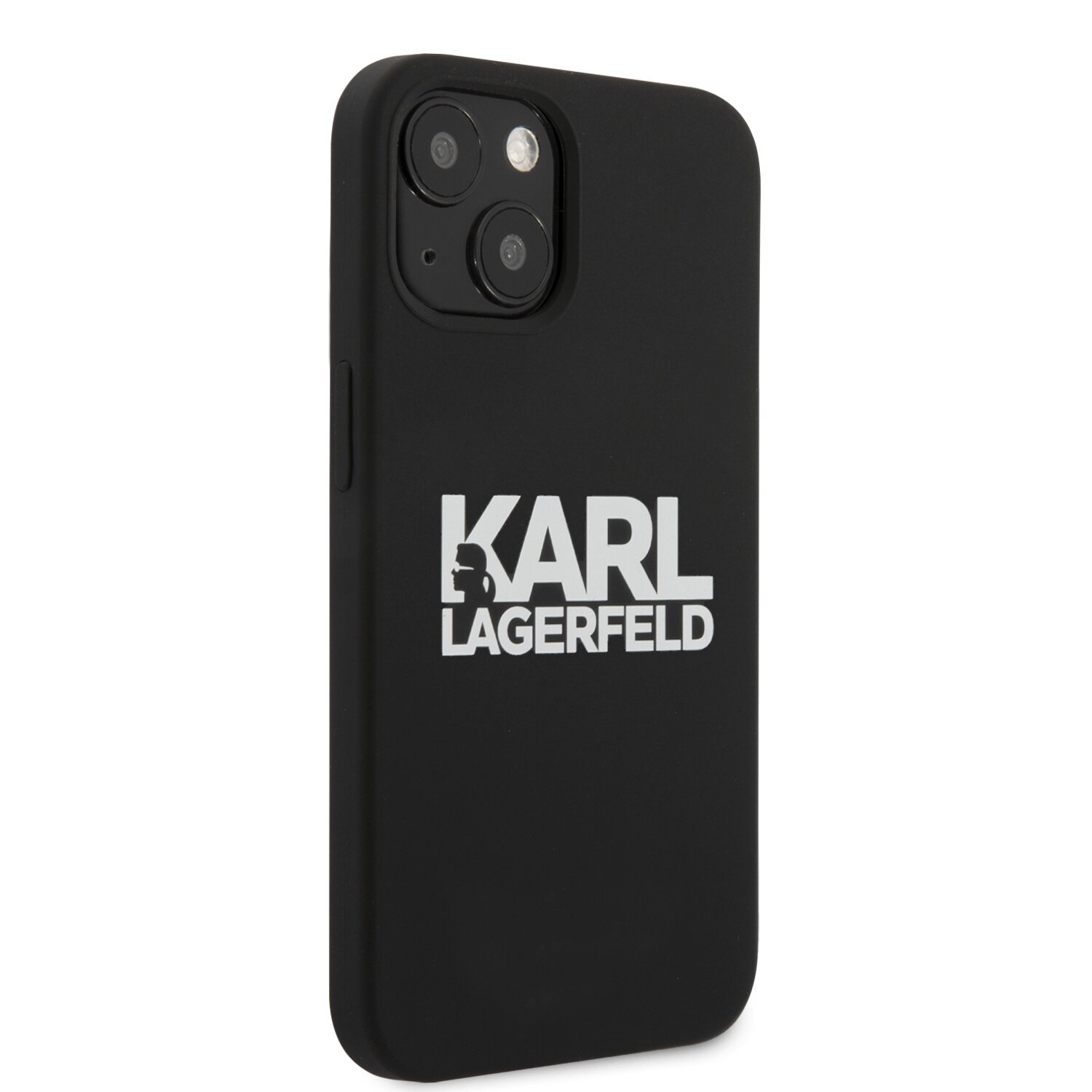 iPhone 13 MINI juoda KARL LAGERFELD nugarėlė KLHCP13SSLKLRBK - Image 5