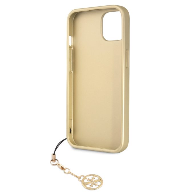 iPhone 13 MINI pilka GUESS nugarėlė GUHCP13SGF4GGR