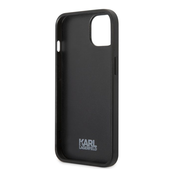 iPhone 13 MINI raudona KARL LAGERFELD nugarėlė KLHCP13SPMNIKPI