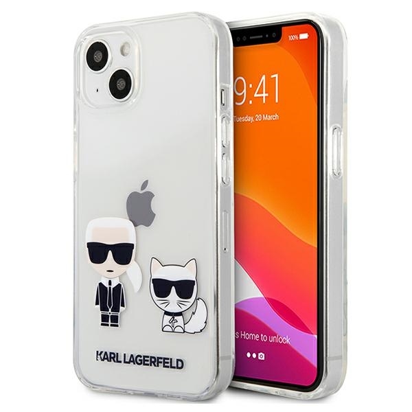 iPhone 13 MINI skaidri KARL LAGERFELD nugarėlė KLHCP13SCKTR