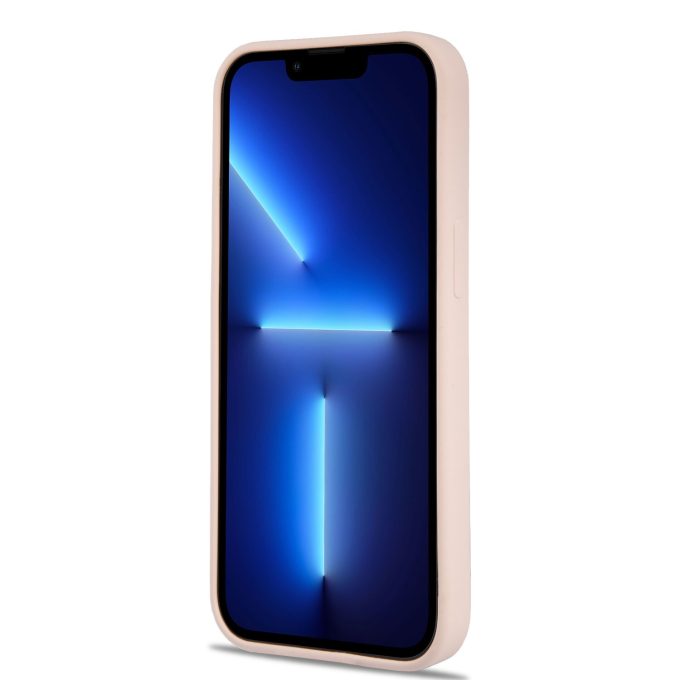 iPhone 13 MINI šviesiai rožinė KARL LAGERFELD nugarėlė KLHCP13SSLCHLP