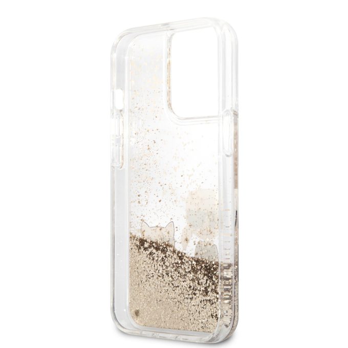 iPhone 13 PRO aukso spalvos water KARL LAGERFELD nugarėlė KLHCP13LGKCD