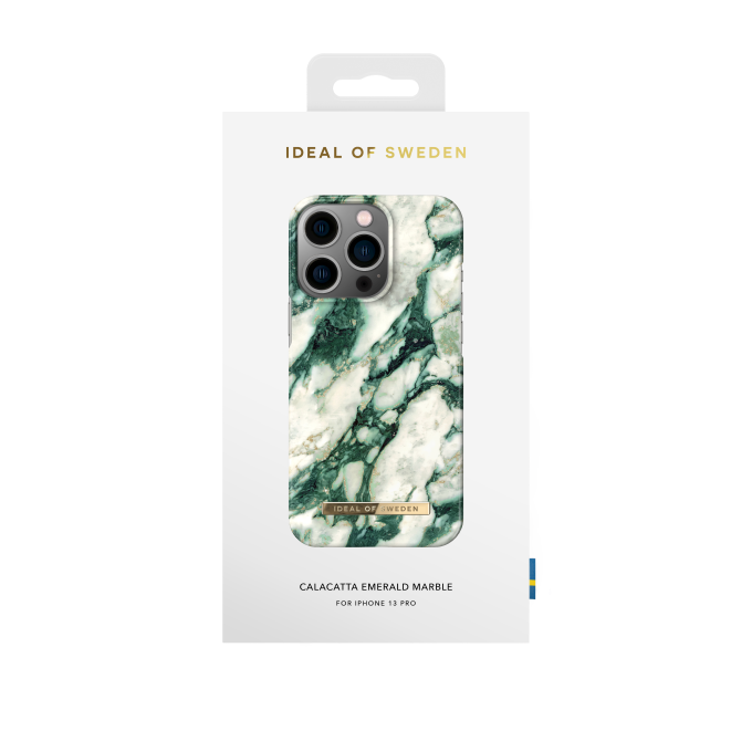 iPhone 13 PRO iDeal Of Sweden nugarėlė Calacatta Emerald Marble