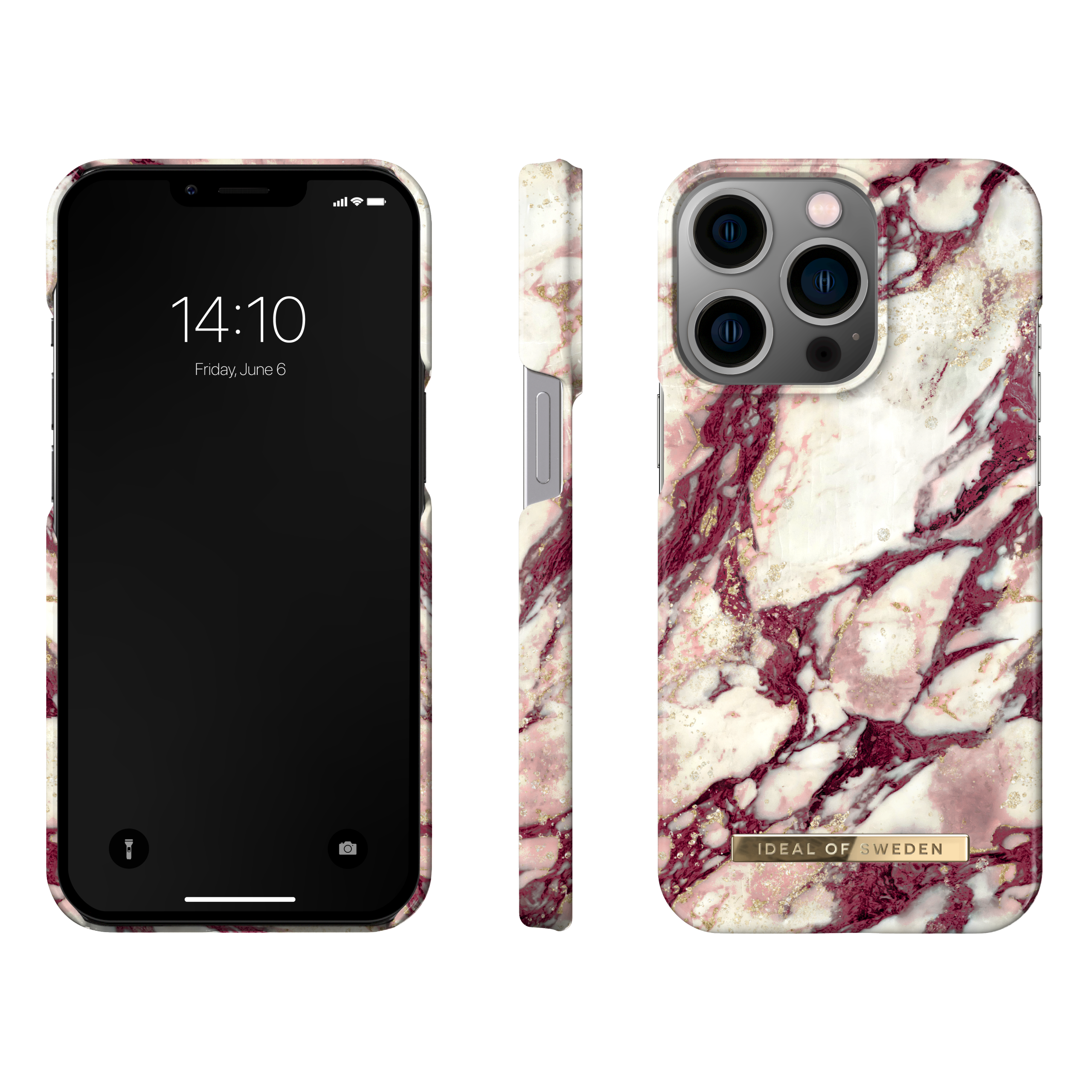 iPhone 13 PRO iDeal Of Sweden nugarėlė Calacatta Ruby Marble - Image 3