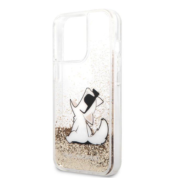 iPhone 13 PRO MAX aukso spalvos water KARL LAGERFELD nugarėlė KLHCP13XGCFD