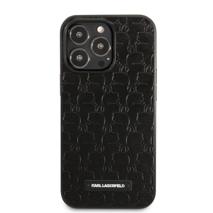 iPhone 13 PRO MAX juoda KARL LAGERFELD nugarėlė KLHCP13XKAMP1K