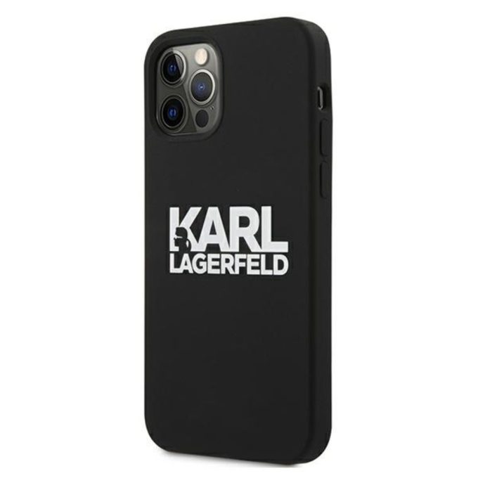 iPhone 13 PRO MAX juoda KARL LAGERFELD nugarėlė KLHCP13XSLKLRBK