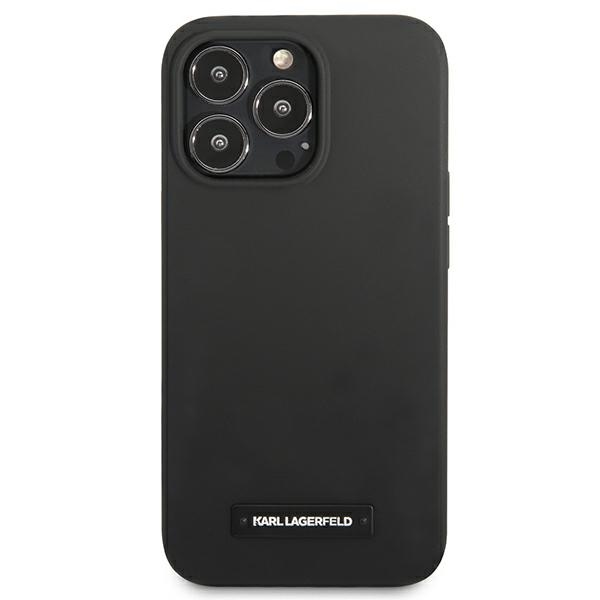 iPhone 13 PRO MAX juoda KARL LAGERFELD nugarėlė KLHCP13XSLMP1K