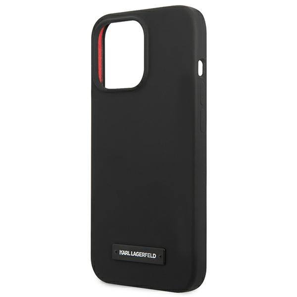 iPhone 13 PRO MAX juoda KARL LAGERFELD nugarėlė KLHCP13XSLMP1K