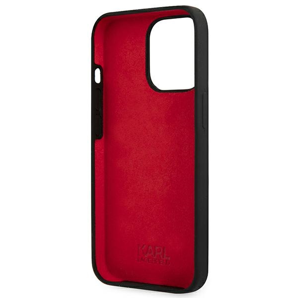 iPhone 13 PRO MAX juoda KARL LAGERFELD nugarėlė KLHCP13XSLMP1K