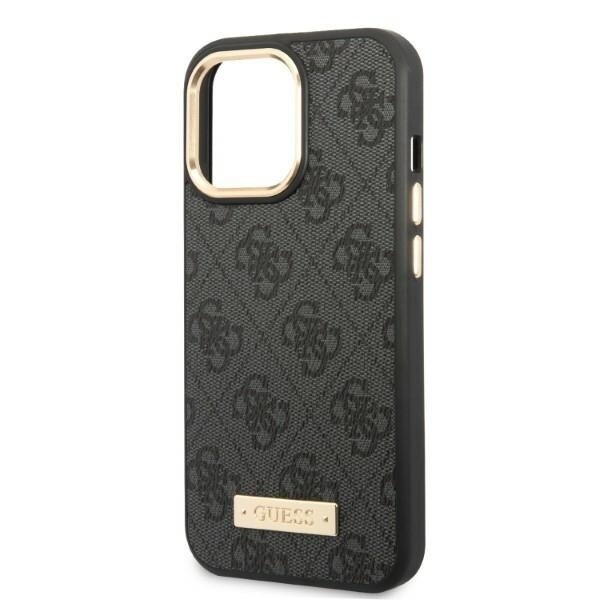 iPhone 13 PRO MAX juoda Magsafe GUESS nugarėlė GUHMP13XU4GPRK