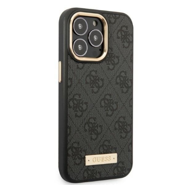iPhone 13 PRO MAX juoda Magsafe GUESS nugarėlė GUHMP13XU4GPRK