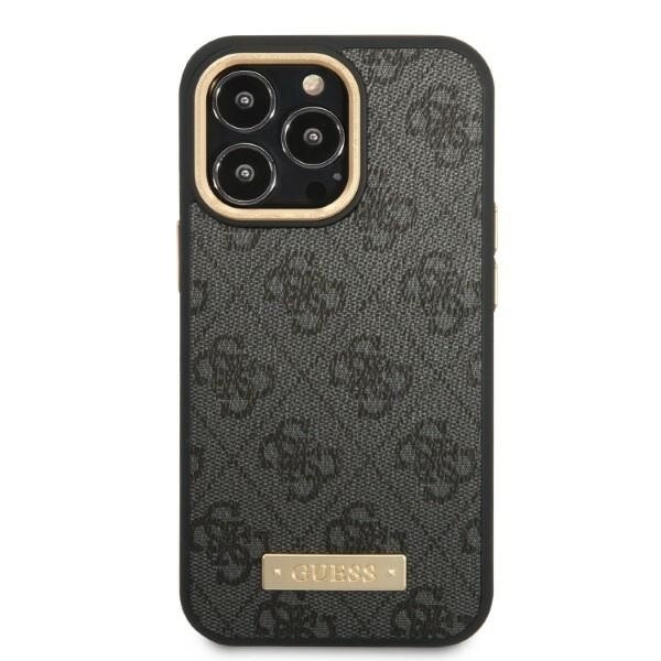iPhone 13 PRO MAX juoda Magsafe GUESS nugarėlė GUHMP13XU4GPRK