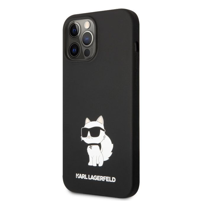iPhone 13 PRO MAX black NFT Liquid Silicone KARL LAGERFELD nugarėlė