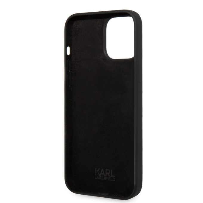 iPhone 13 PRO MAX black NFT Liquid Silicone KARL LAGERFELD nugarėlė