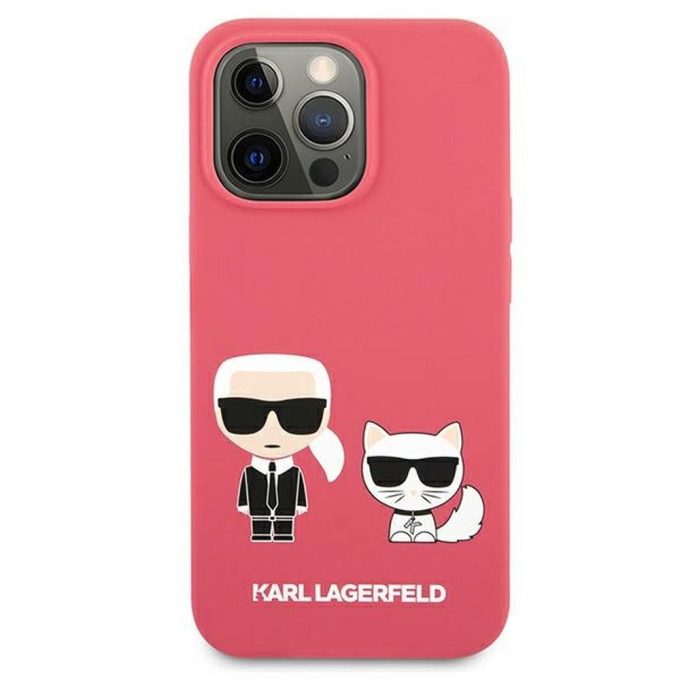 iPhone 13 PRO MAX koralo spalvos KARL LAGERFELD nugarėlė KLHCP13XSSKCP
