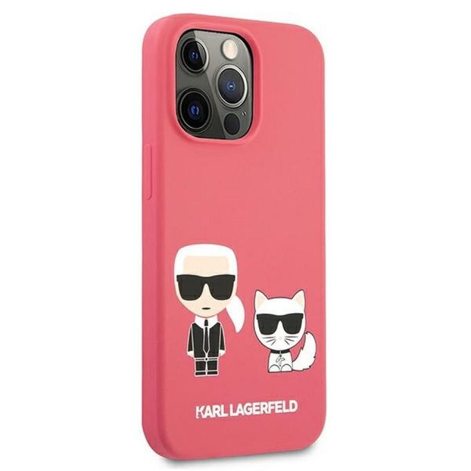 iPhone 13 PRO MAX koralo spalvos KARL LAGERFELD nugarėlė KLHCP13XSSKCP