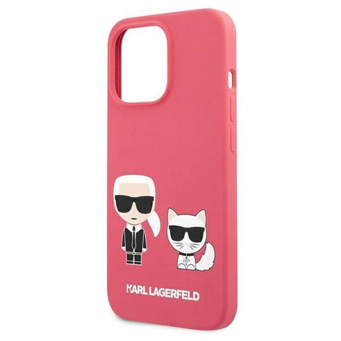 iPhone 13 PRO MAX koralo spalvos KARL LAGERFELD nugarėlė KLHCP13XSSKCP