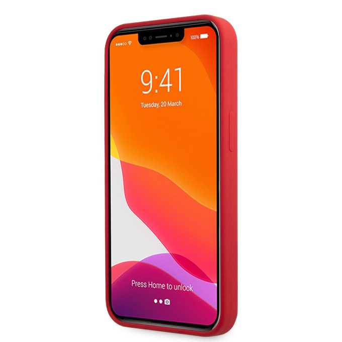 iPhone 13 PRO MAX raudona GUESS nugarėlė GUHCP13XLSLMGRE
