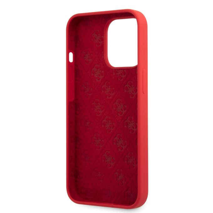 iPhone 13 PRO MAX raudona GUESS nugarėlė GUHCP13XLSLMGRE