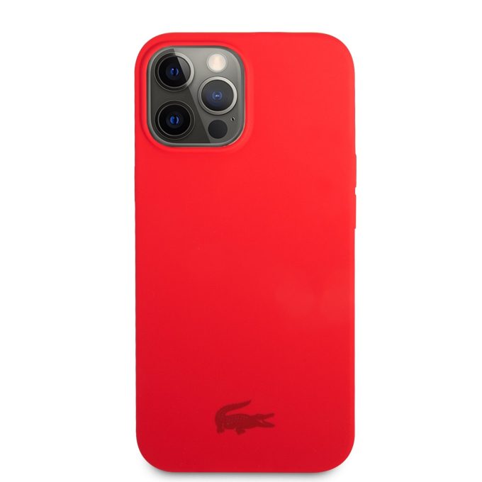 iPhone 13 PRO MAX raudona LACOSTE nugarėlė LCHCP13XSR