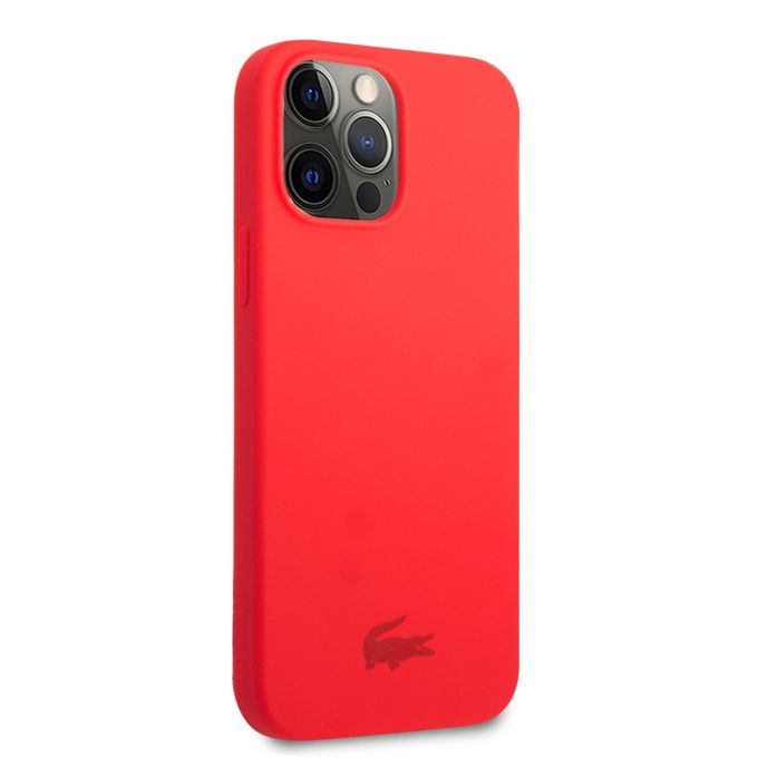 iPhone 13 PRO MAX raudona LACOSTE nugarėlė LCHCP13XSR