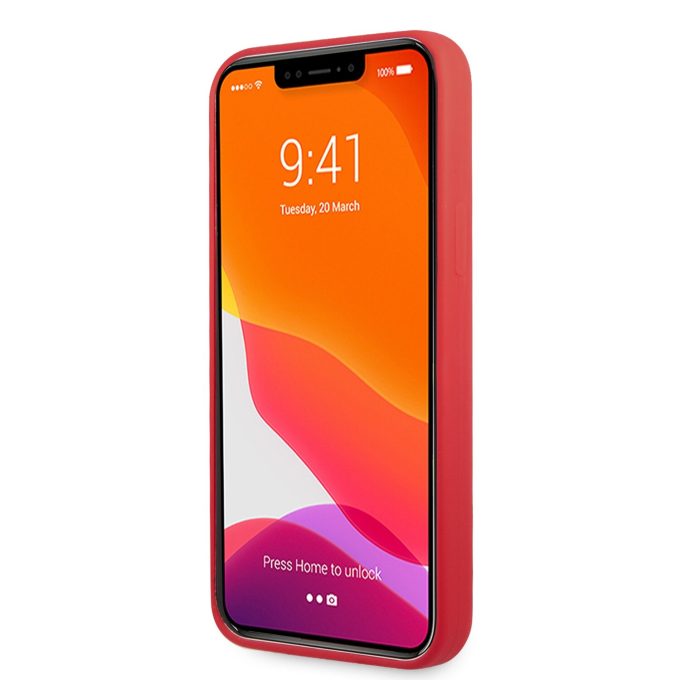 iPhone 13 PRO MAX raudona LACOSTE nugarėlė LCHCP13XSR