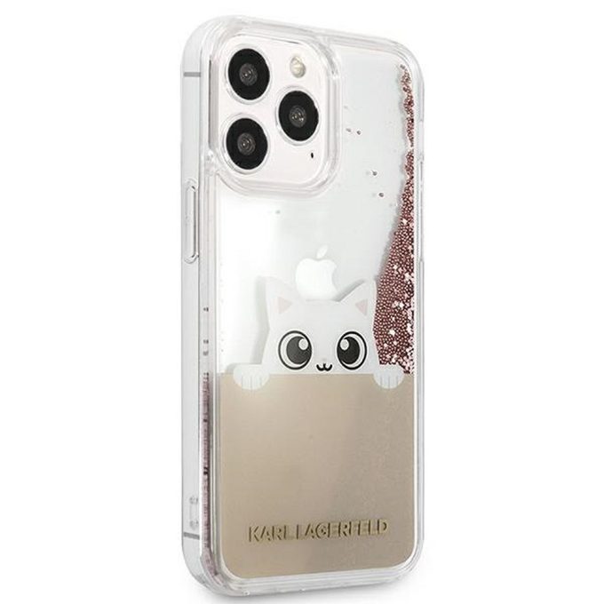 iPhone 13 PRO MAX rožinė water KARL LAGERFELD nugarėlė KLHCP13XPABGNU