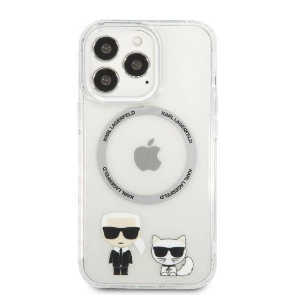 iPhone 13 PRO MAX skaidri Magsafe KARL LAGERFELD nugarėlė