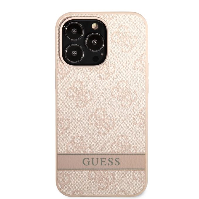 iPhone 13 PRO MAX šviesiai rožinė GUESS nugarėlė GUHCP13XP4SNP
