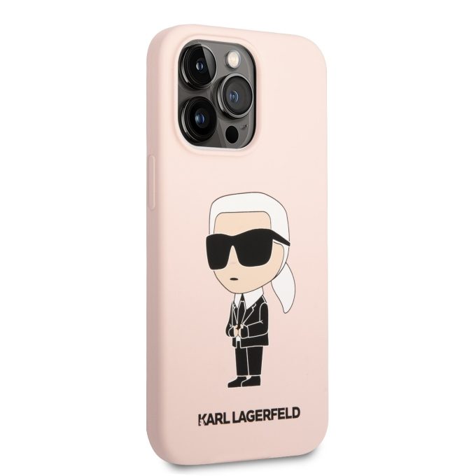 iPhone 13 PRO MAX šviesiai rožinė NFT KARL LAGERFELD nugarėlė