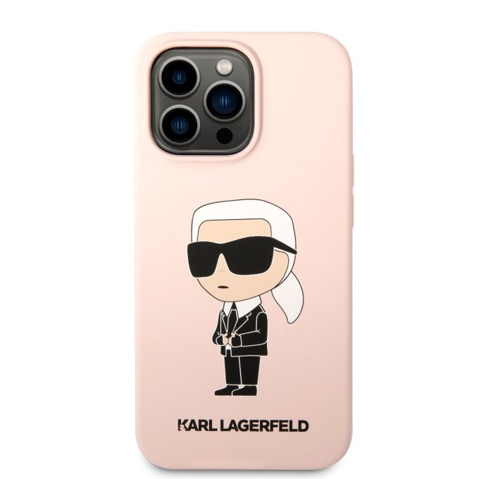 iPhone 13 PRO MAX šviesiai rožinė NFT KARL LAGERFELD nugarėlė