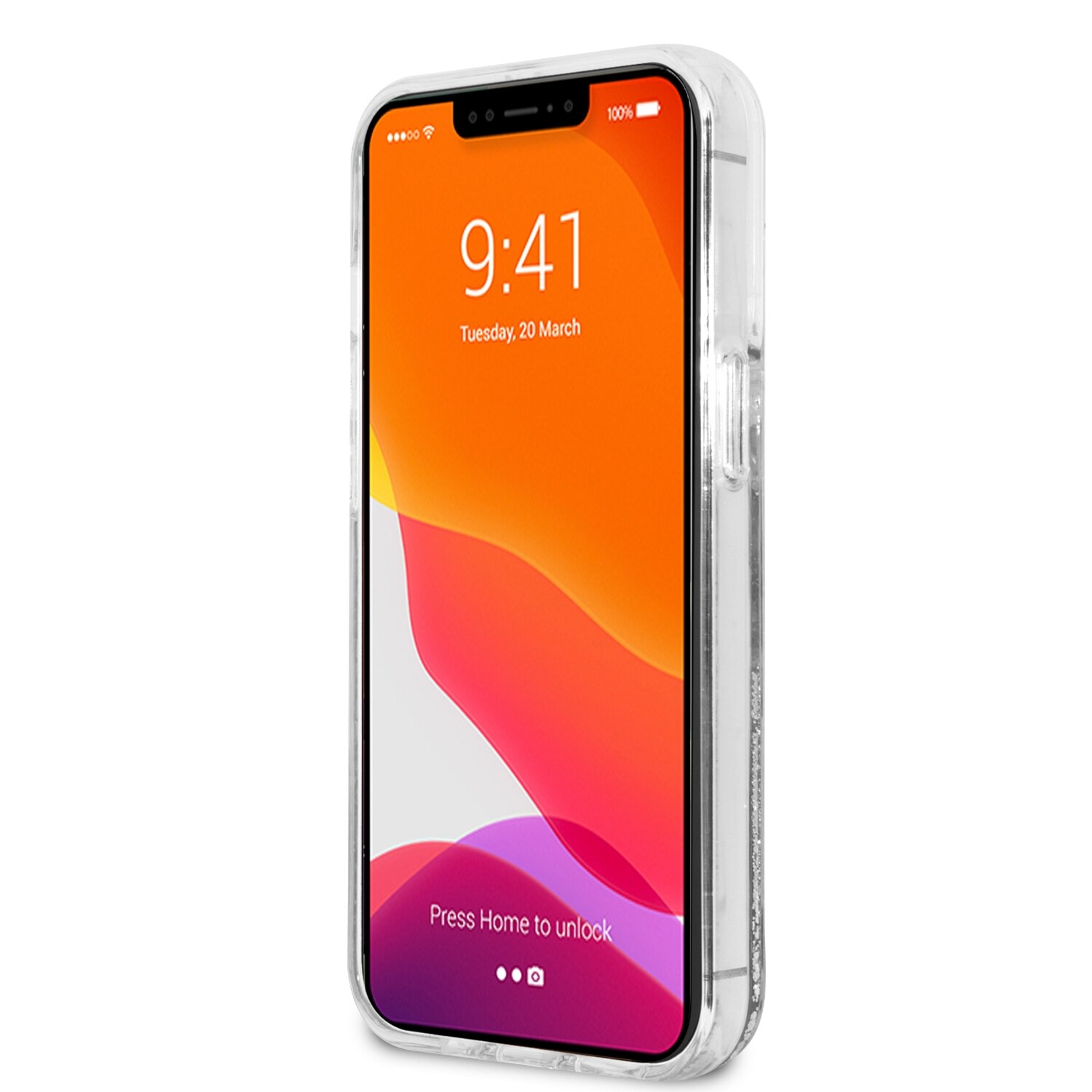 iPhone 13 PRO MAX water sidabro spalvos KARL LAGERFELD nugarėlė KLHCP13XGKCS - Image 2