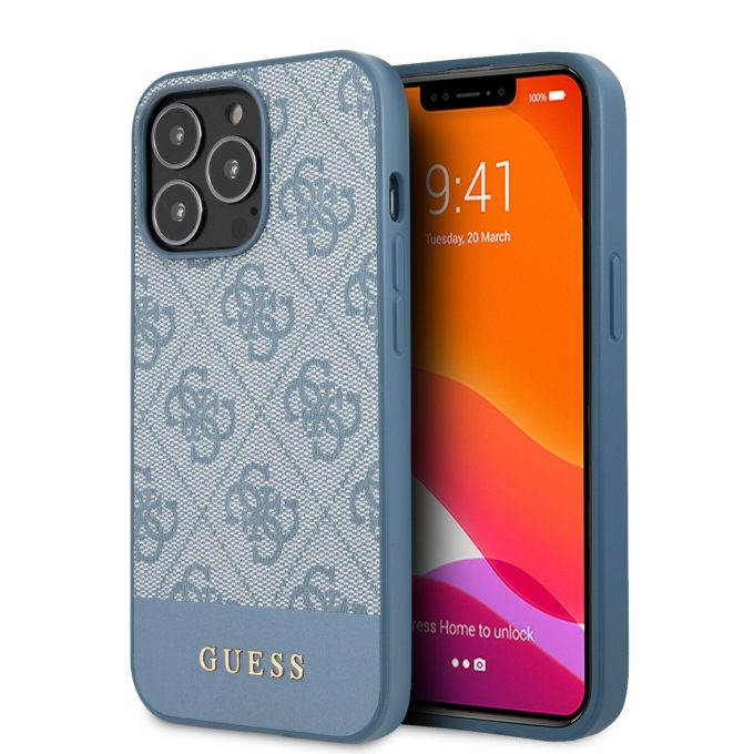 iPhone 13 PRO MAX žydra GUESS nugarėlė GUHCP13XG4GLBL