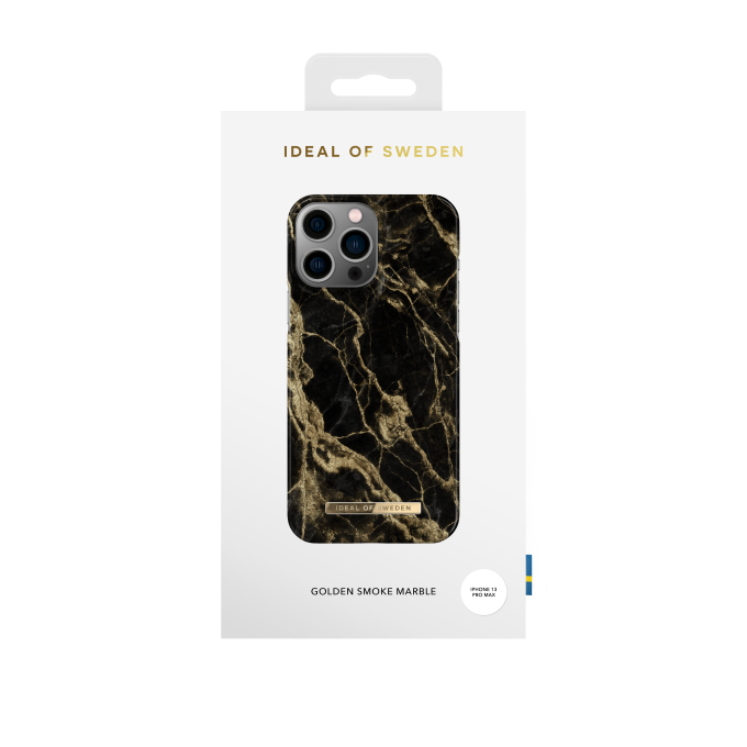 iPhone 13 PRO MAX/12 PRO MAX iDeal Of Sweden nugarėlė Golden Smoke Marble
