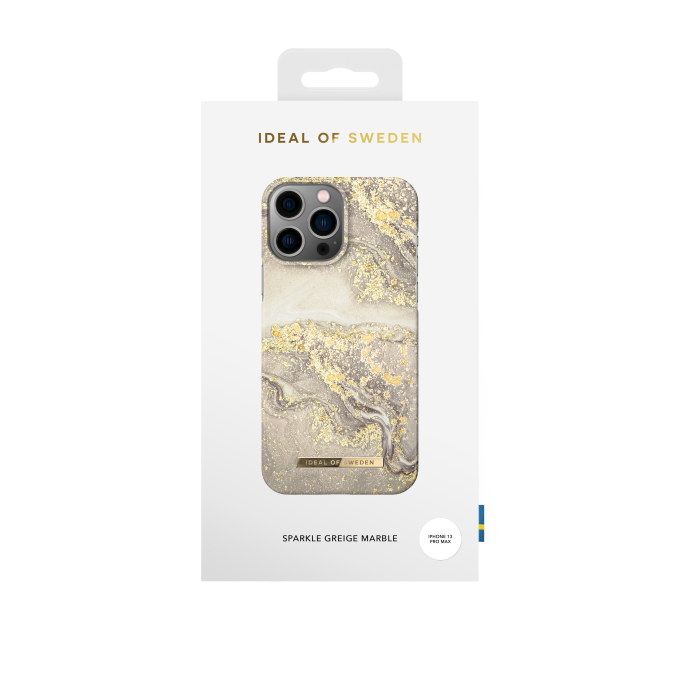 iPhone 13 PRO MAX/12 PRO MAX iDeal Of Sweden nugarėlė Sparkle Greige