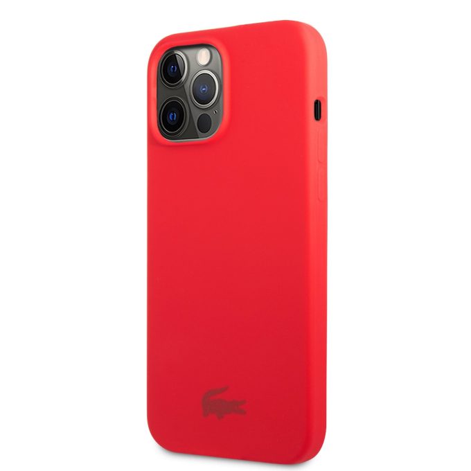 iPhone 13 PRO raudona LACOSTE nugarėlė LCHCP13LSR