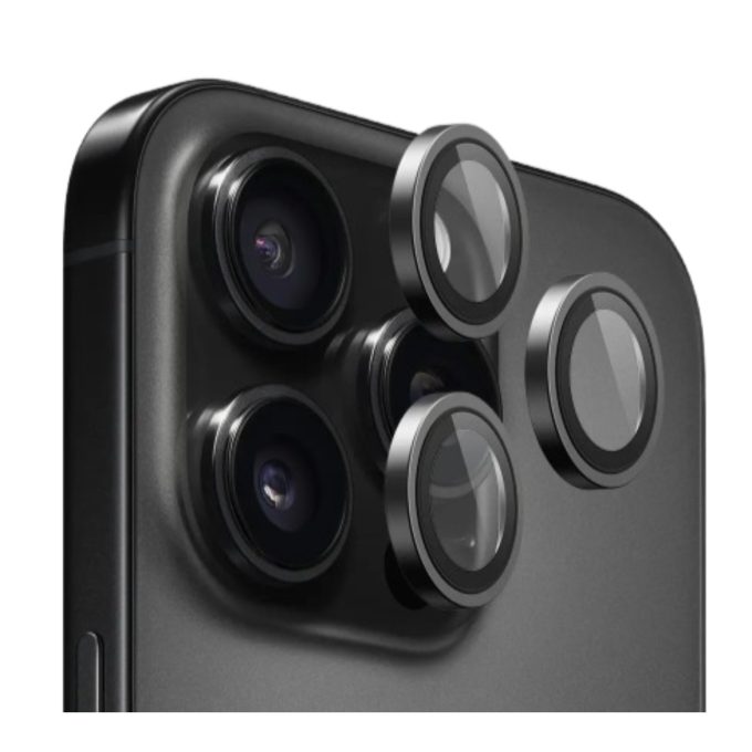 iPhone 13 PRO / 13 PRO MAX apsauginis black Mr.Monkey galinės kameros stiklas