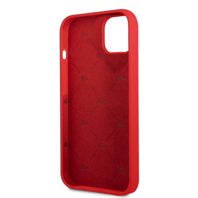 iPhone 13 raudona LACOSTE nugarėlė LCHCP13MSR