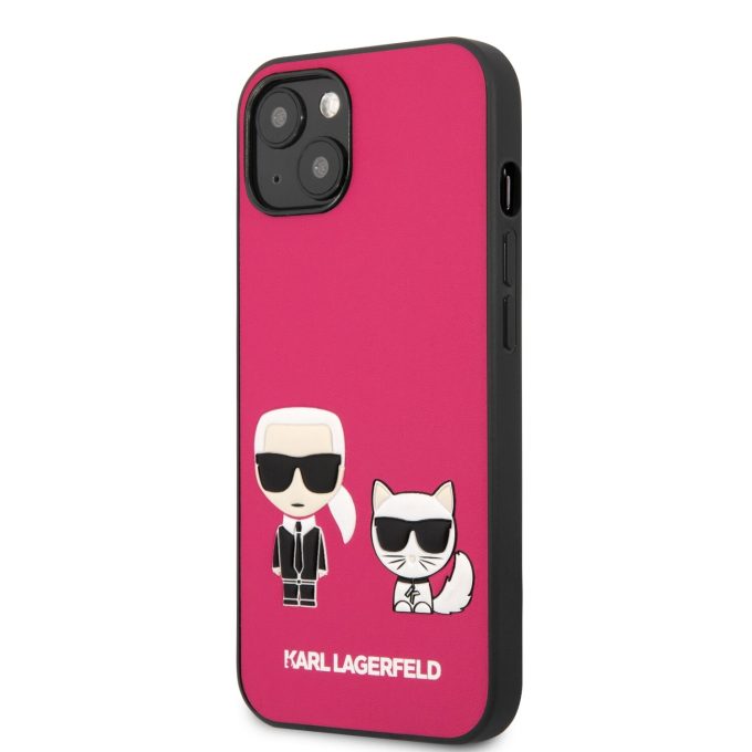 iPhone 13 rožinė KARL LAGERFELD nugarėlė KLHCP13MPCUSKCP