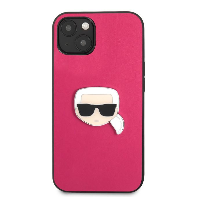 iPhone 13 rožinė KARL LAGERFELD nugarėlė KLHCP13MPKMP