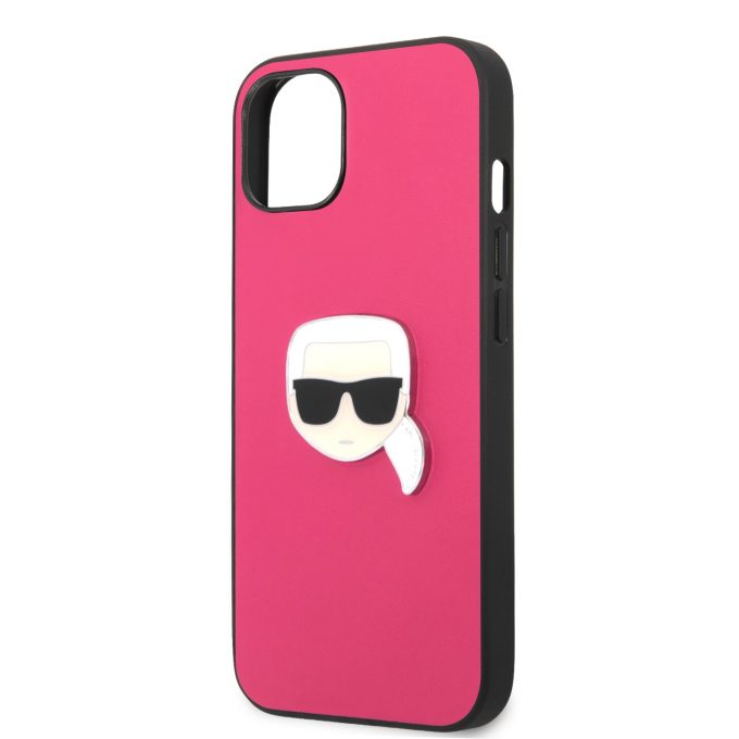 iPhone 13 rožinė KARL LAGERFELD nugarėlė KLHCP13MPKMP