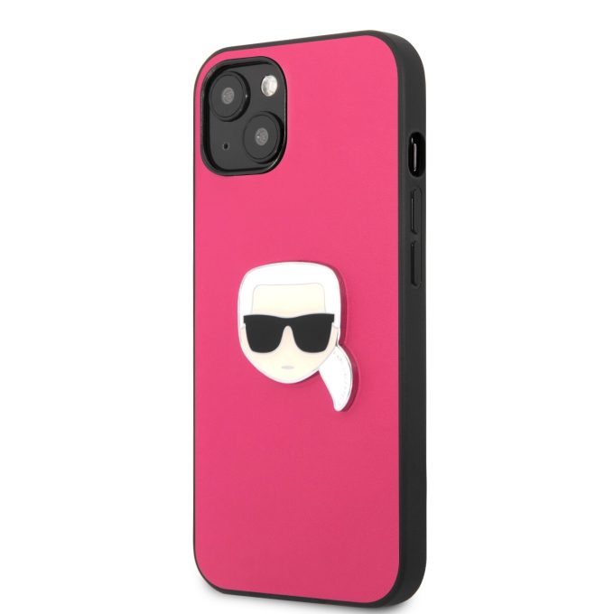 iPhone 13 rožinė KARL LAGERFELD nugarėlė KLHCP13MPKMP