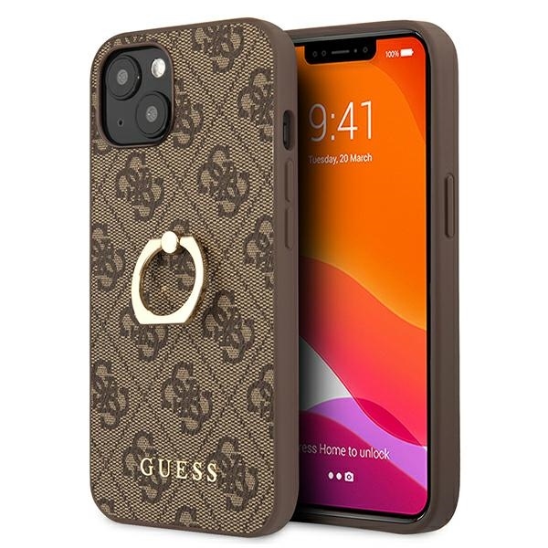 iPhone 13 ruda GUESS nugarėlė GUHCP13M4GMRBR